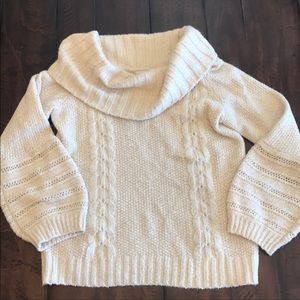 Sleeping on snow Cowl neck sweater, Anthropologie